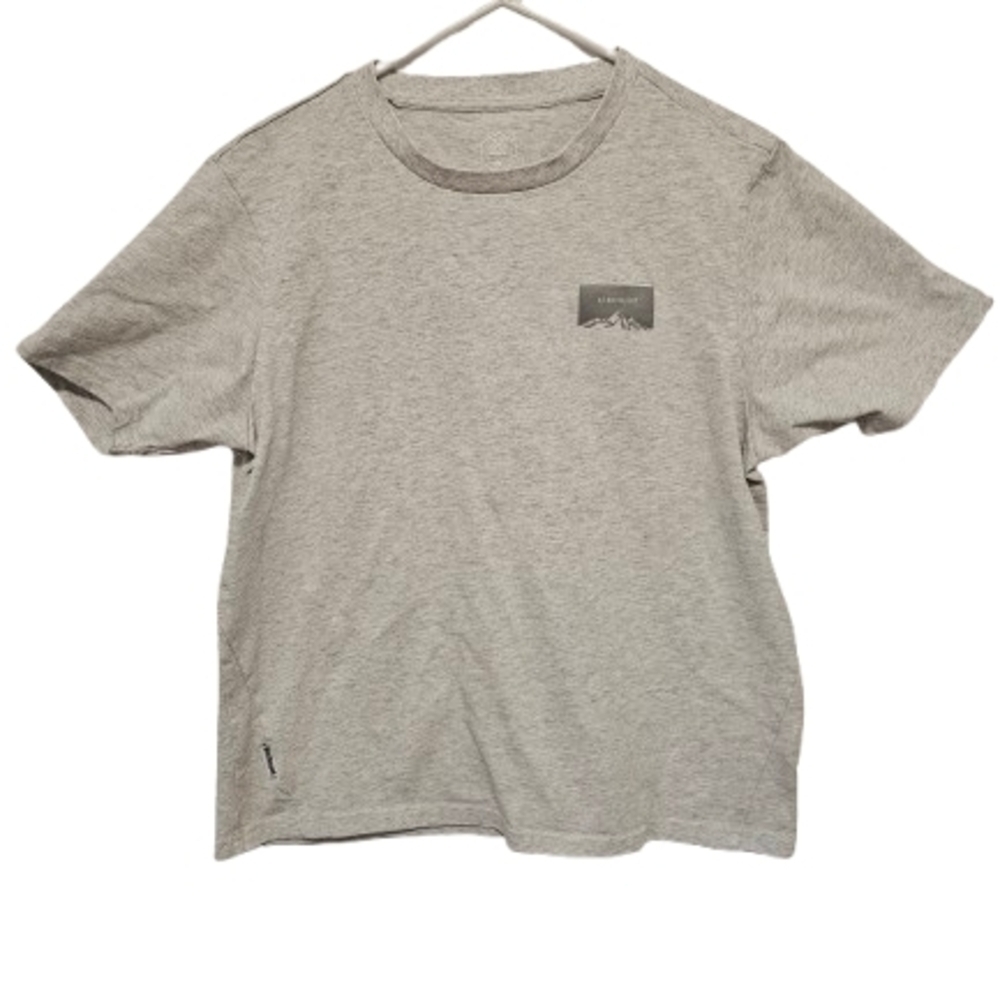 Northyard Gray Casual 100% Cotton Men's T-Shirt Size Large